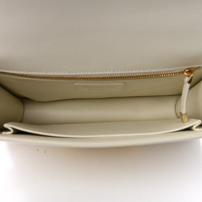 Christian Dior Calfskin 30 Montaigne Flap Bag White 4 of 8