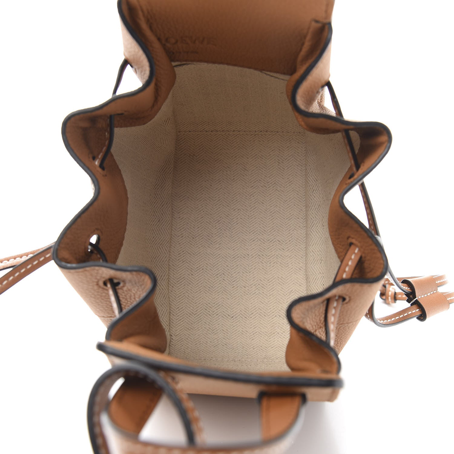 Loewe Calfskin Mini Hammock Shoulder Bag Tan 5 of 10