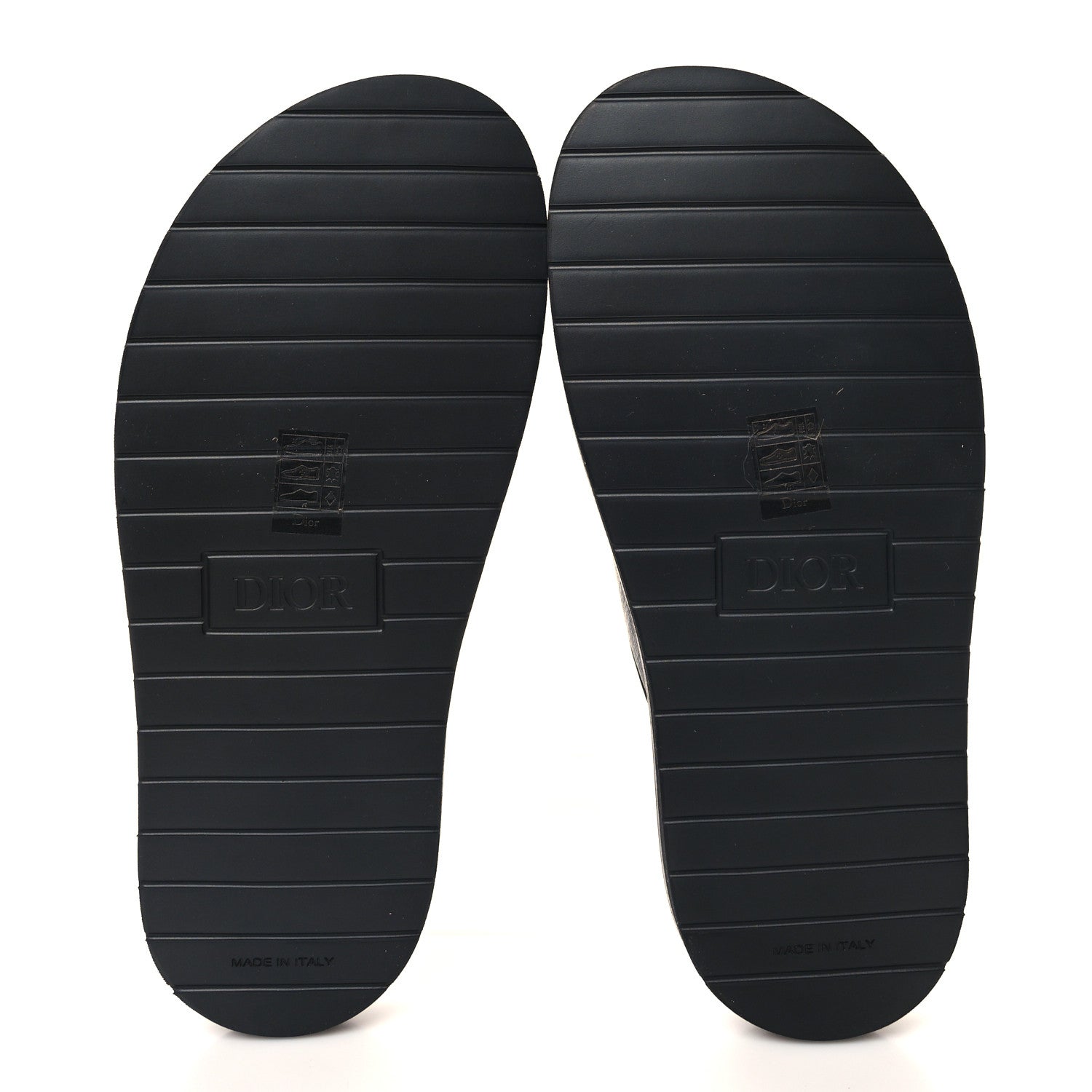 Christian Dior Coated Canvas CD Diamond Mens Aqua Sandal 40 Blue 5 of 9