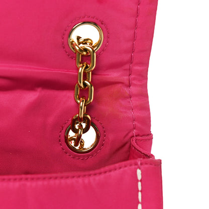 Prada Nylon Tessuto Small Chain Shoulder Bag Fuxia 12 of 12