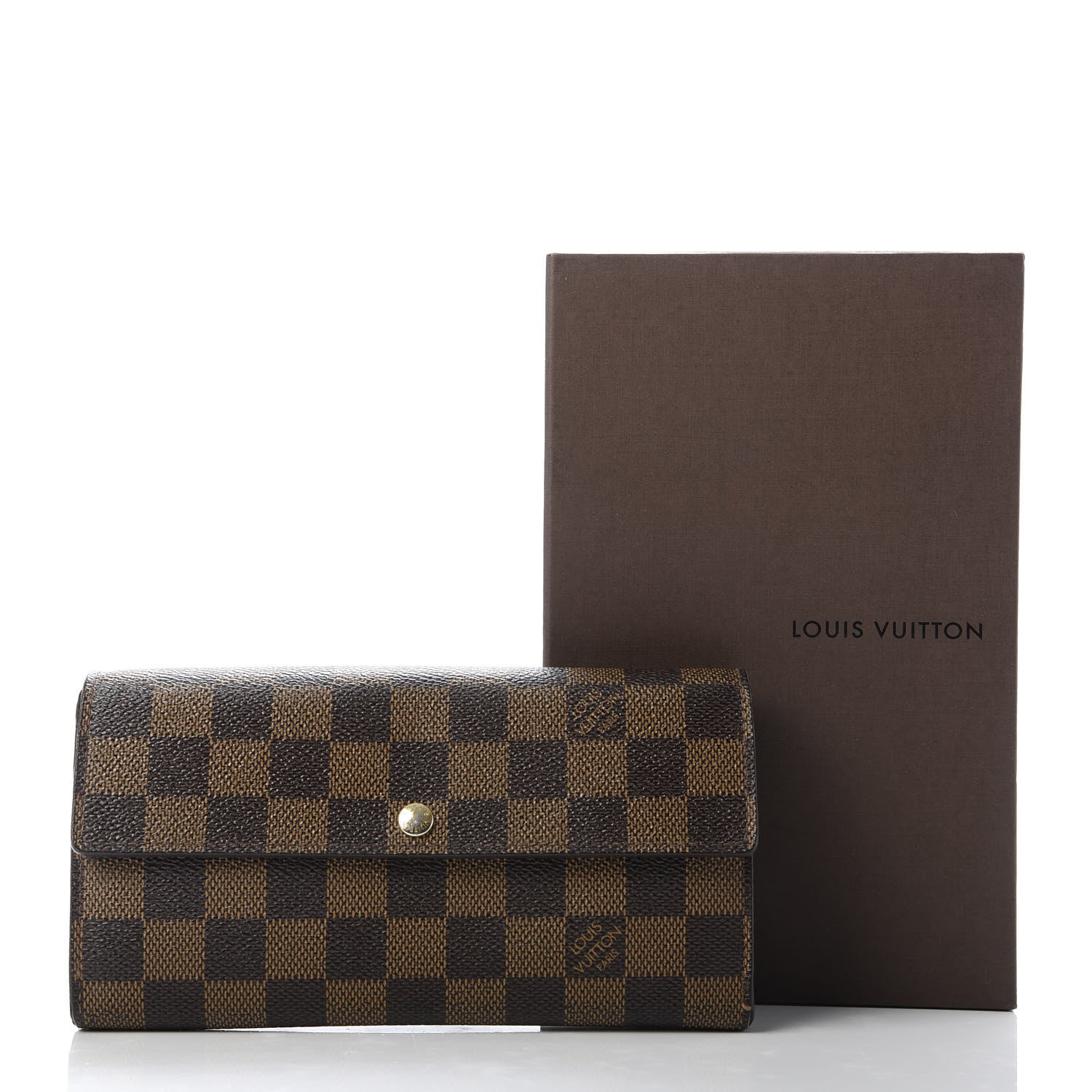 Louis Vuitton Damier Ebene Sarah Wallet 10 of 13