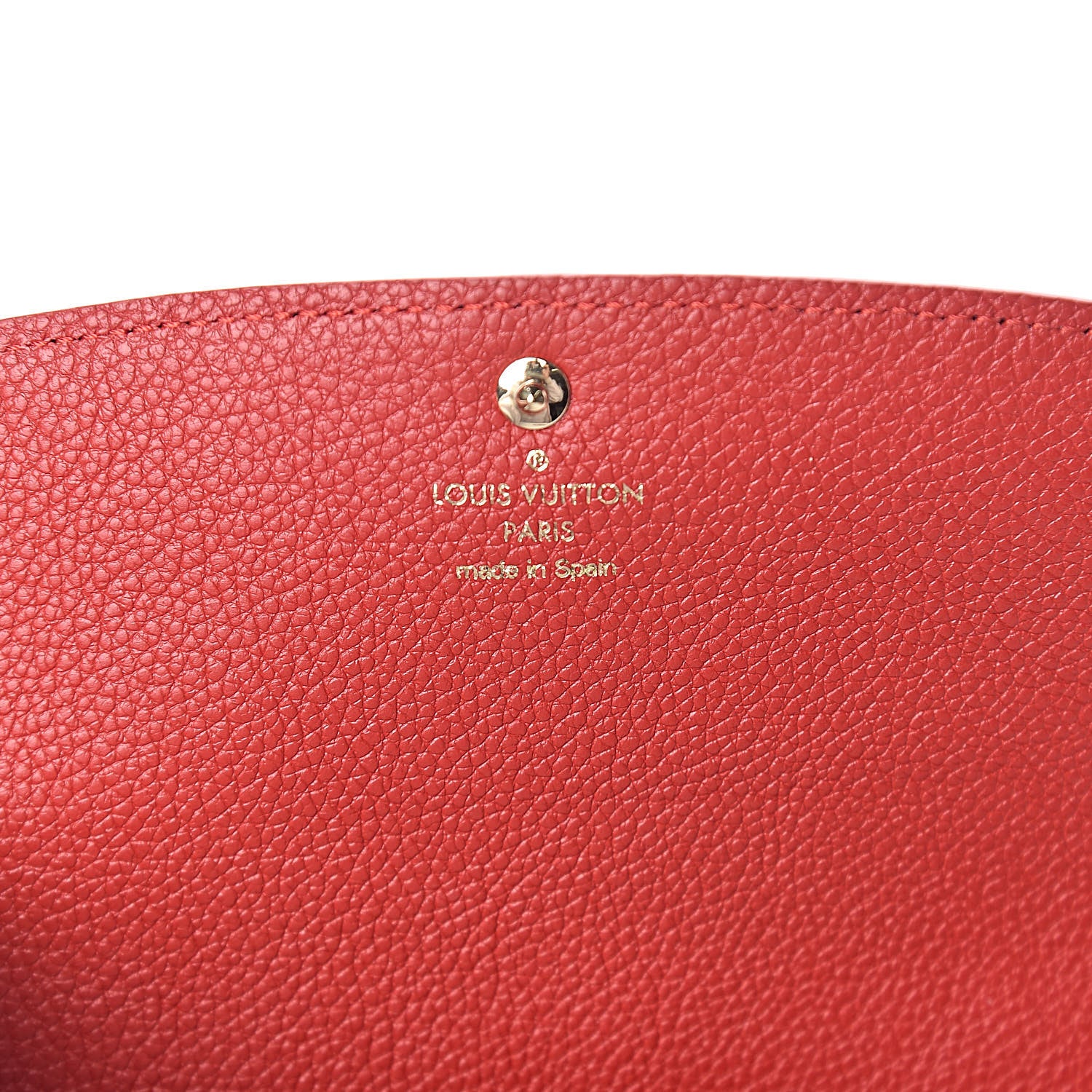 Louis Vuitton Empreinte Bloom Flower Emilie Wallet Marine Rouge 6 of 8