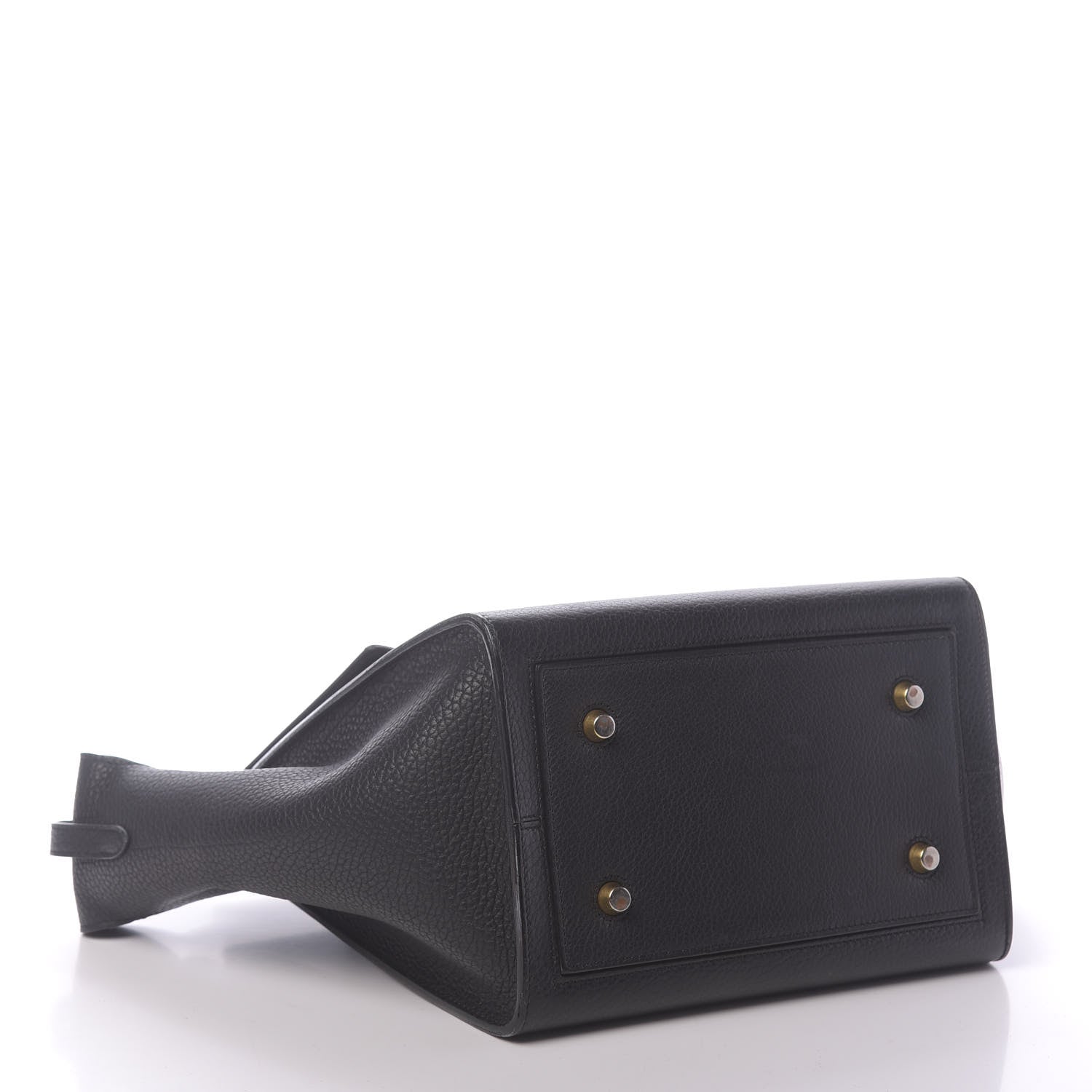Celine Crisped Calfskin Mini Tie Knot Tote Black 4 of 29