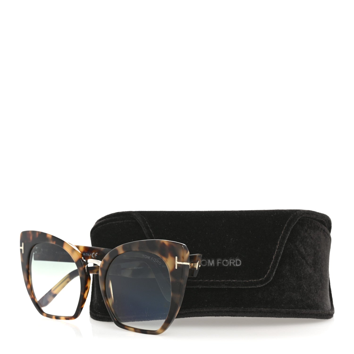 TOM FORD ブラウンキャットアイサングラス Tom Ford Samantha Cat Eye Sunglasses TF553 Tortoise 1748436