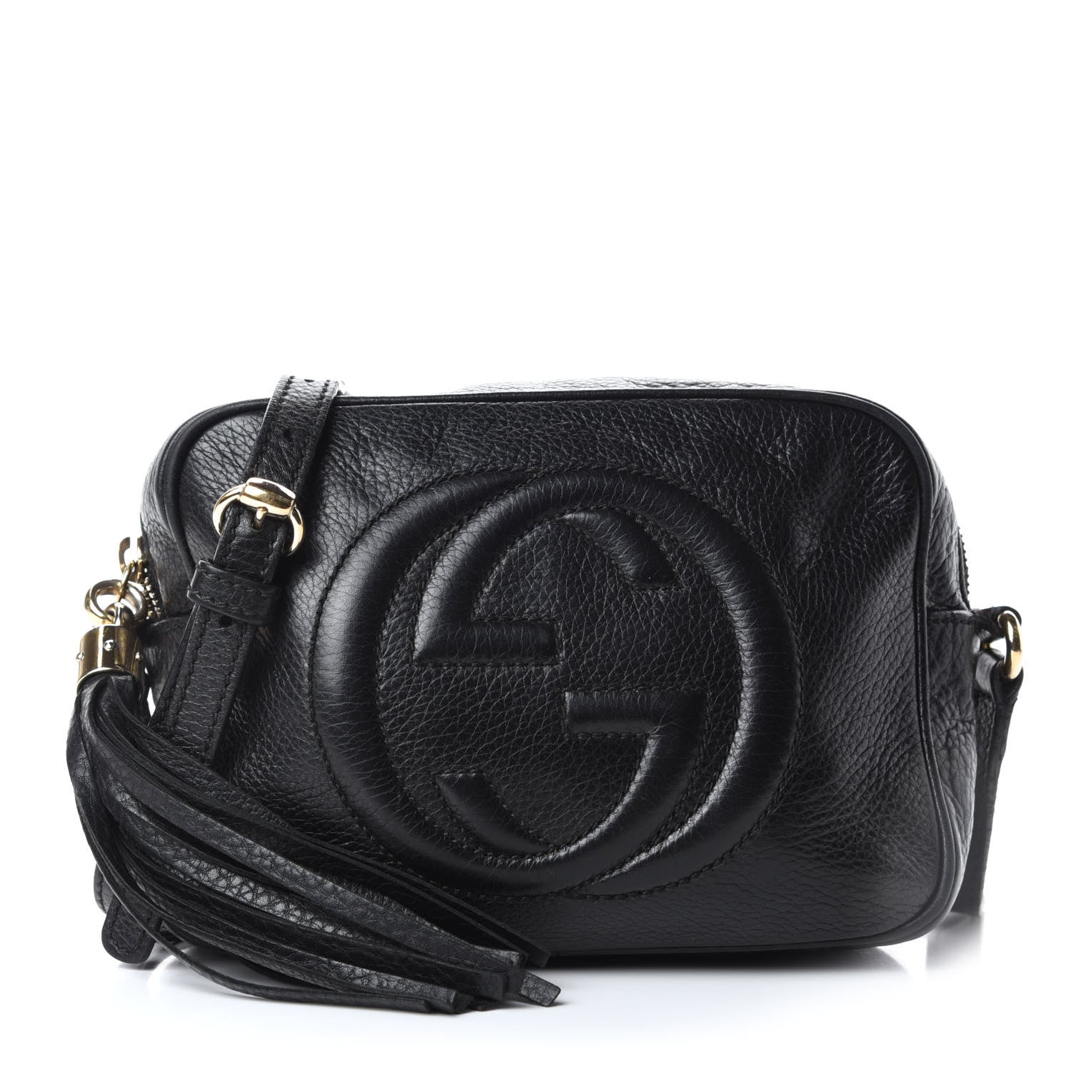 Gucci Pebbled Calfskin Small Soho Disco Bag Black 1 of 10