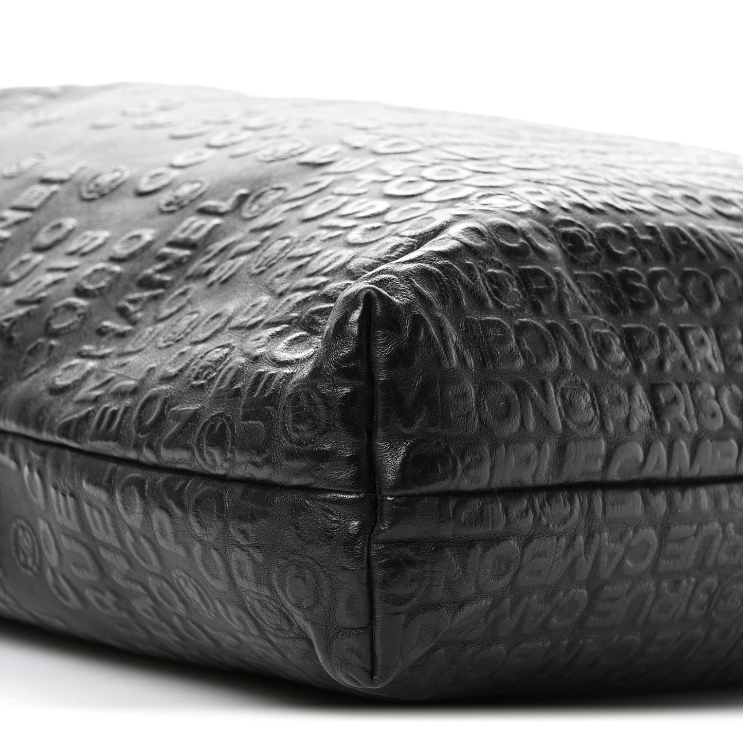 Calfskin Embossed Unlimited Tote Black