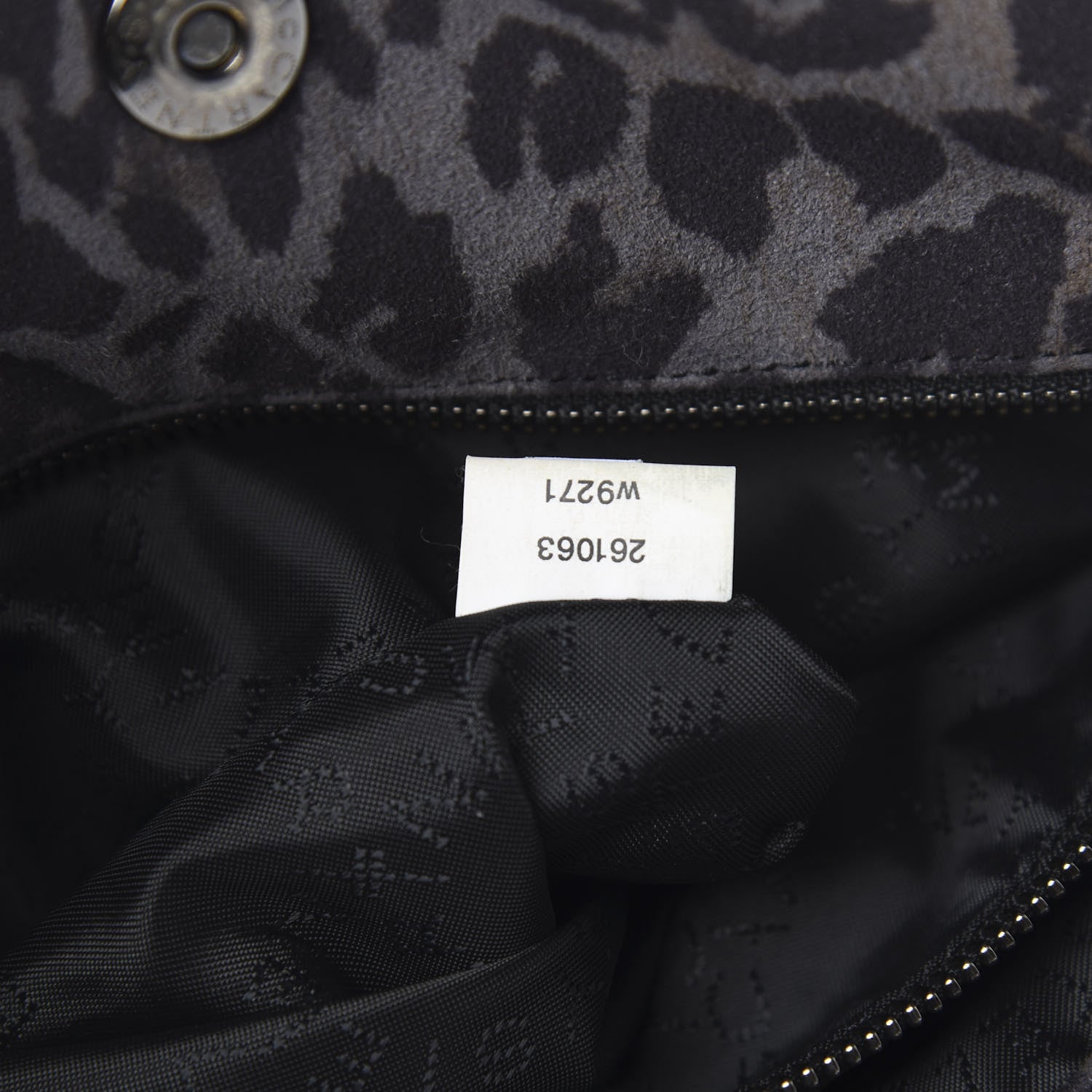 Stella McCartney Leopard Shaggy Deer Small Falabella Tote Grey 7 of 10