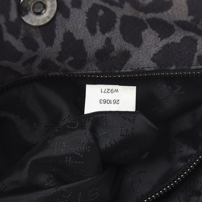 Stella McCartney Leopard Shaggy Deer Small Falabella Tote Grey 7 of 10