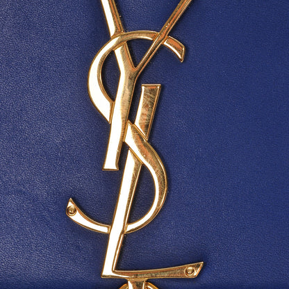 Saint Laurent Smooth Calfskin Medium Classic Monogram Kate Tassel Satchel Royal Blue 5 of 8