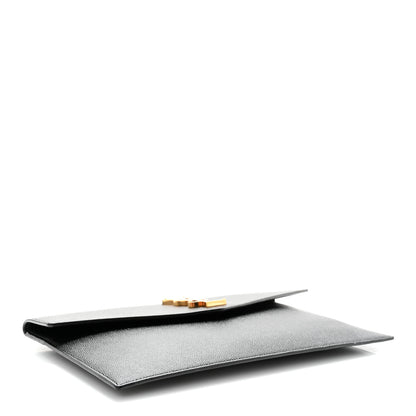 Saint Laurent Grain De Poudre Uptown Pouch Black 4 of 7