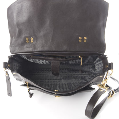 Proenza Schouler Lambskin Medium PS1 Satchel Dark Chocolate 6 of 15