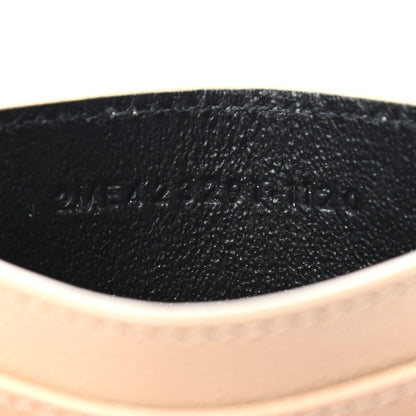 Saint Laurent Grain De Poudre Matelasse Chevron Monogram Credit Card Nude Powder 7 of 7