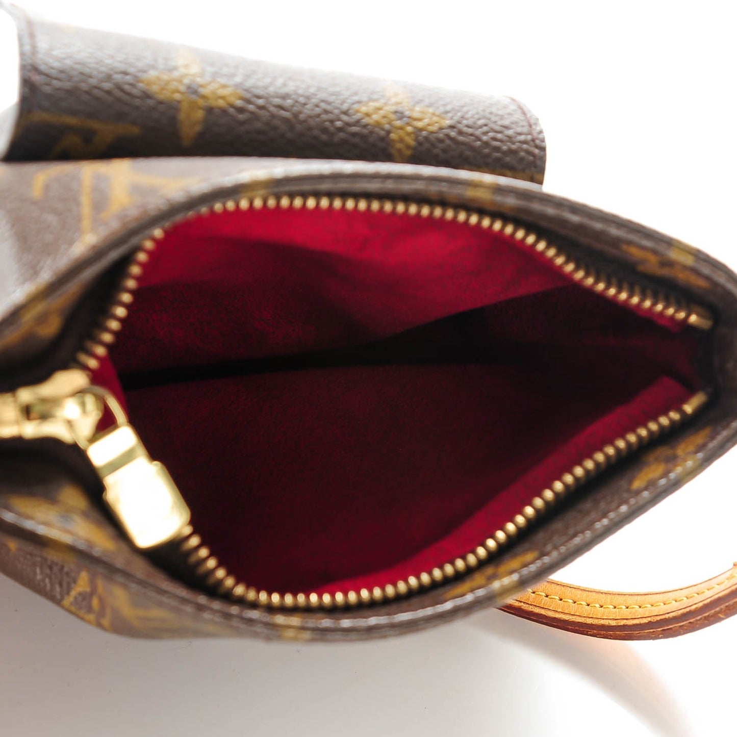 Monogram Partition Clutch