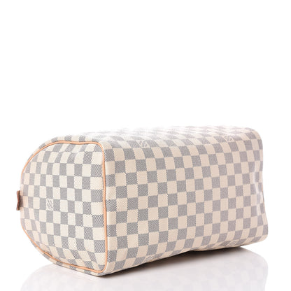 Louis Vuitton Damier Azur Speedy 30 4 of 10