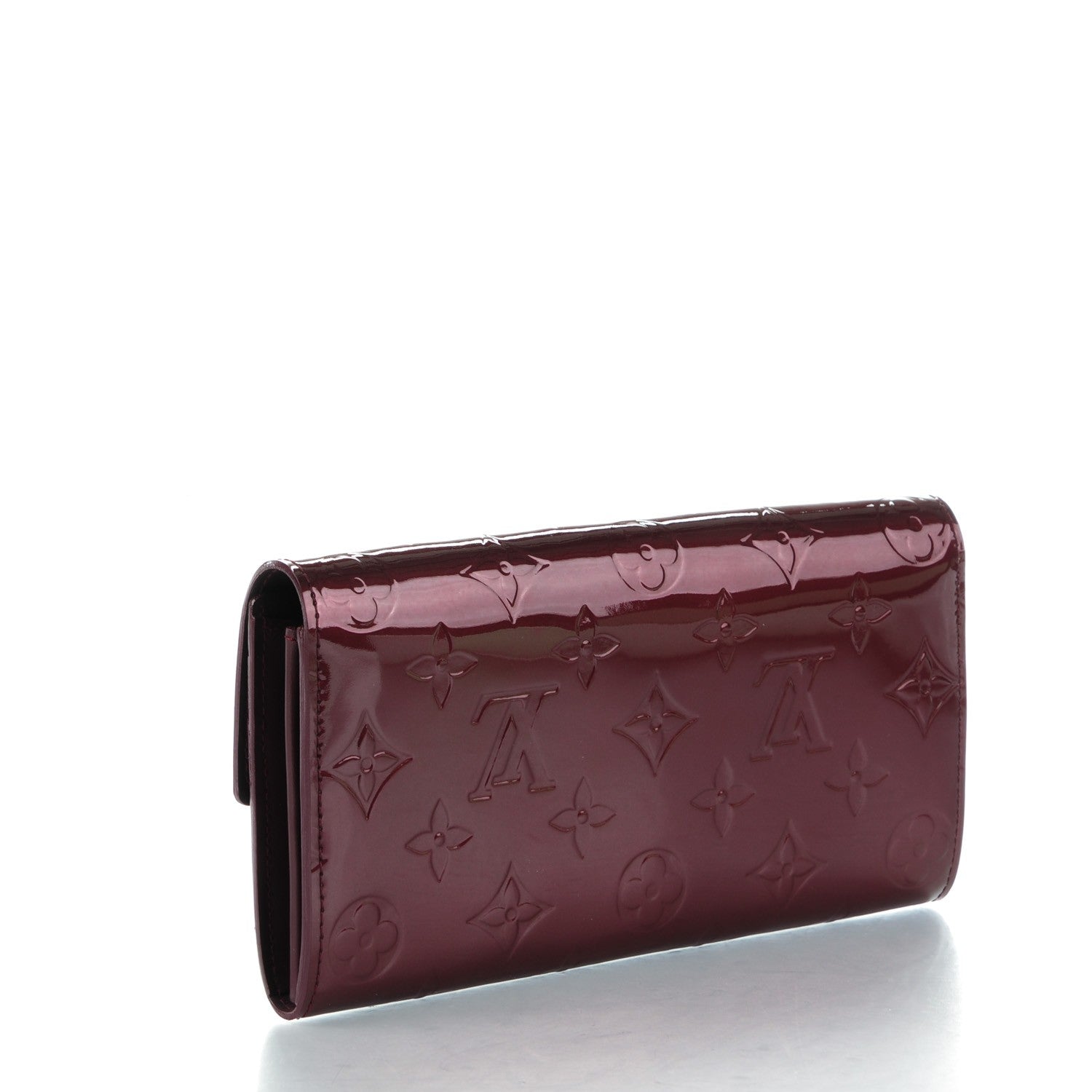 Louis Vuitton Vernis Sarah Wallet Rouge Fauviste 3 of 7