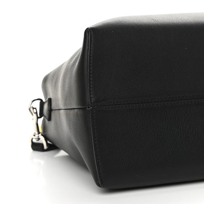 Fendi Vitello Dolce 4 Color Large By The Way Boston Bag Black Multicolor 7 of 8