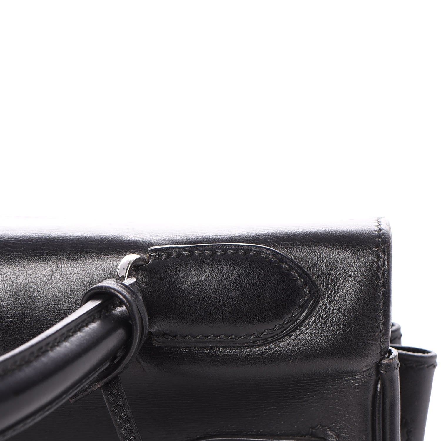 Hermes Box Kelly Retourne 32 Black 32 of 45