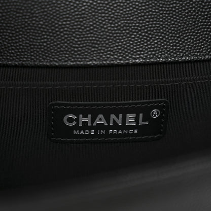 Chanel Caviar Quilted Medium Boy Flap Black 6 of 10