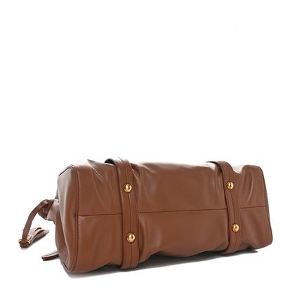 Miu Miu Nappa Joie Shoulder Bag Cognac 4 of 9