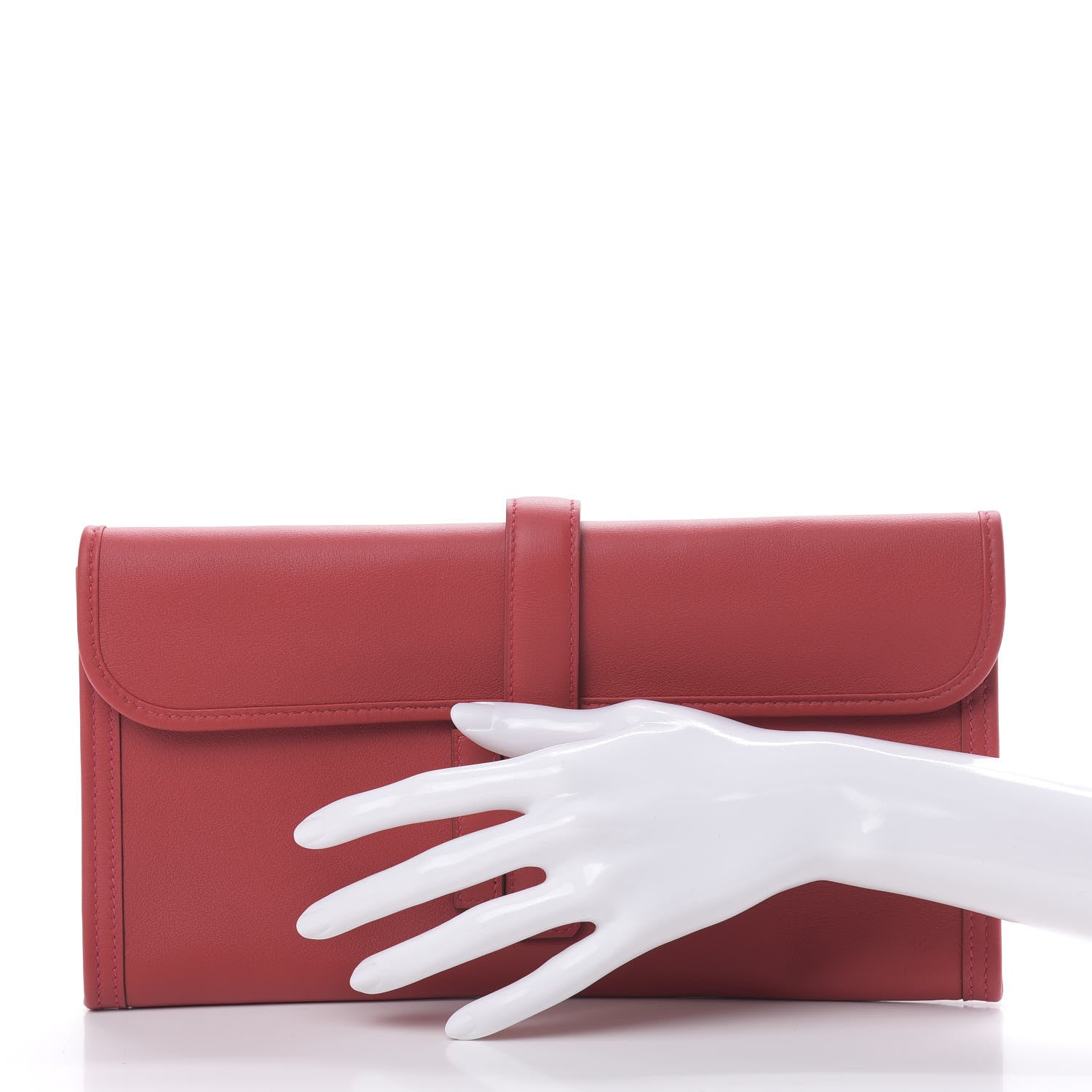 Hermes Swift Jige Elan 29 Clutch Rouge Vif 2 of 8