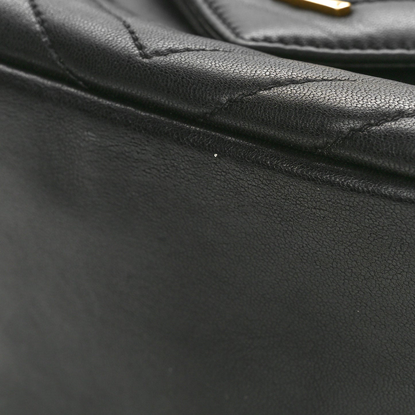 Lambskin Matelasse Monogram Joe Backpack Black