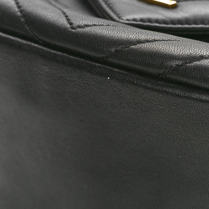 Saint Laurent Lambskin Matelasse Monogram Joe Backpack Black 11 of 11