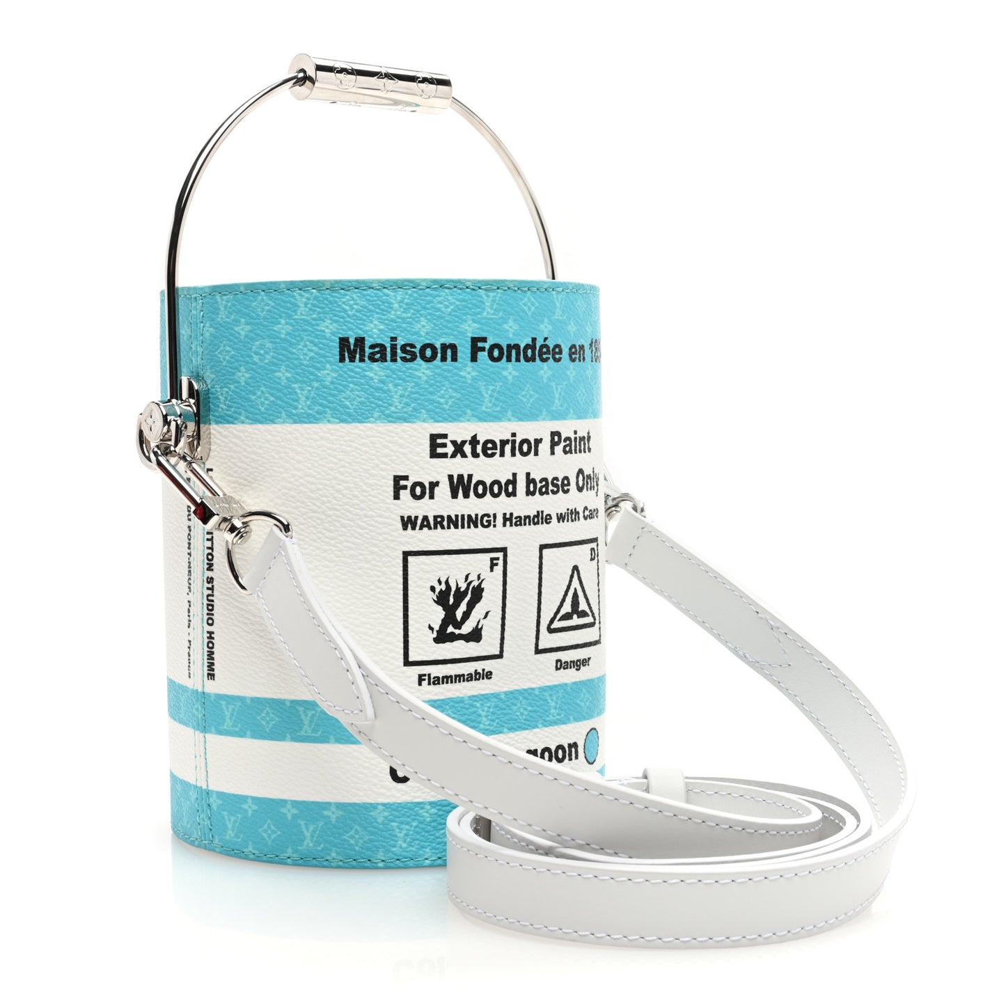 Monogram LV Paint Can Turquoise