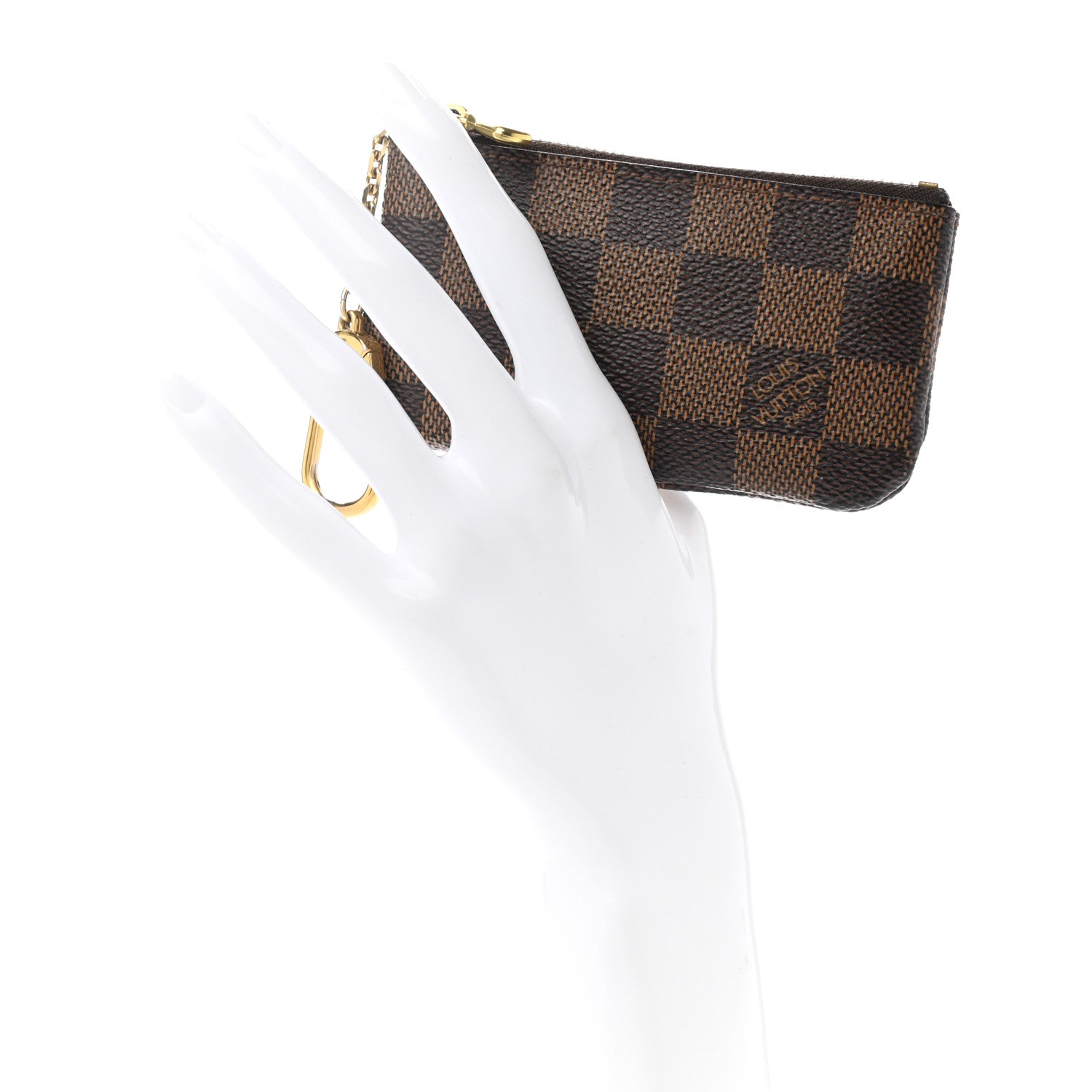 Louis Vuitton Damier Ebene Key Pouch 2 of 9