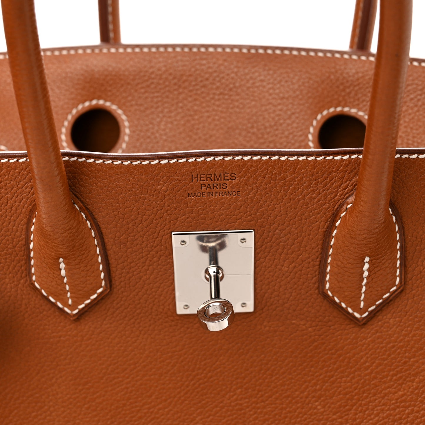 Natural Barenia Faubourg Birkin 30 Fauve