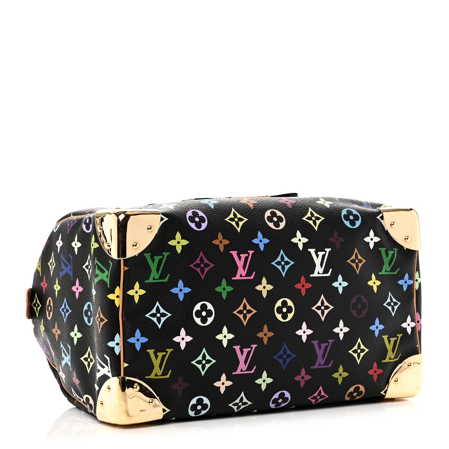 Louis Vuitton Monogram Multicolor Speedy 30 Black 4 of 9