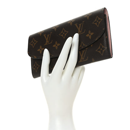 Louis Vuitton Monogram Emilie Wallet Rose Ballerine 2 of 7