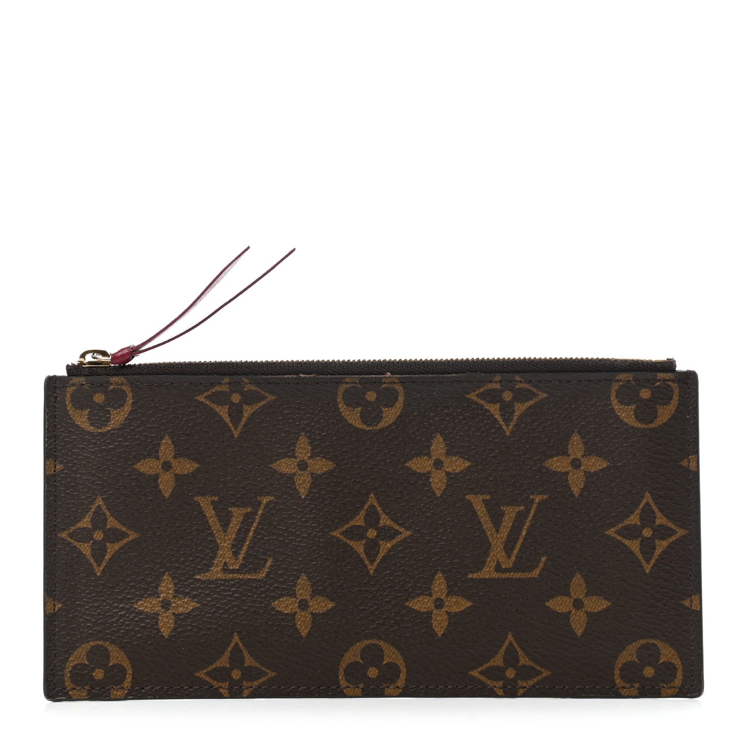 Louis Vuitton Monogram Felicie Chain Wallet Zippered Insert Fuchsia 1 of 7