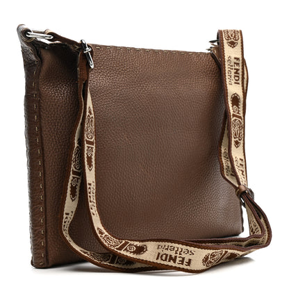 Fendi Cuoio Romano Selleria Messenger Bronze 3 of 18