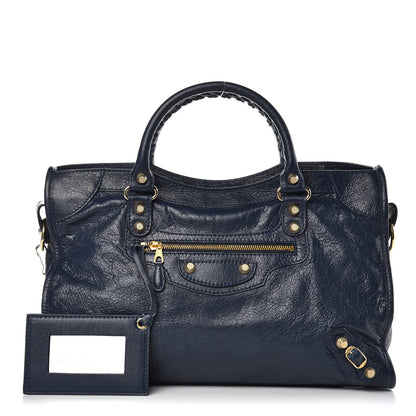 Balenciaga Agneau Giant 12 Gold Hardware City Bleu Obscur 1 of 12