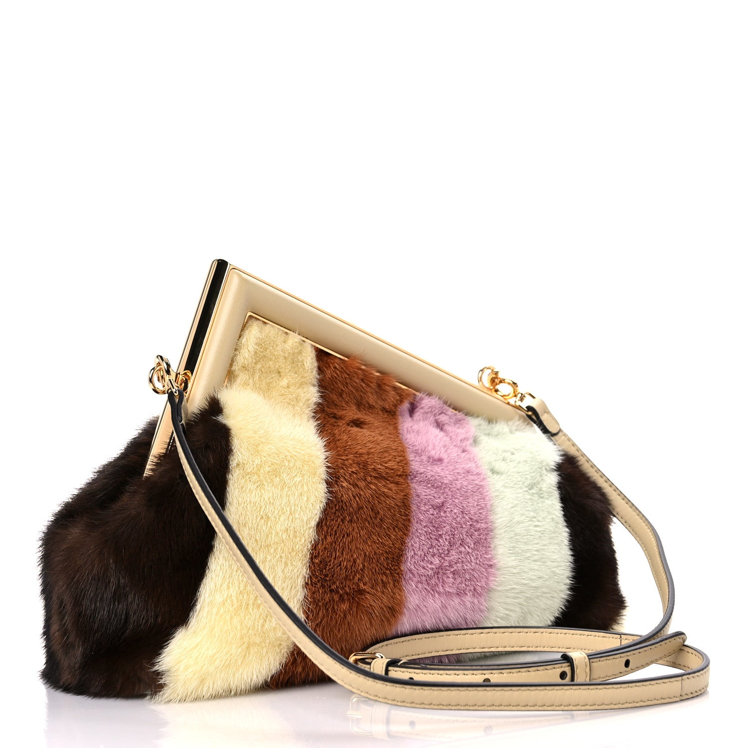 Fendi Mink Nappa Small Fendi First Multicolor 3 of 10