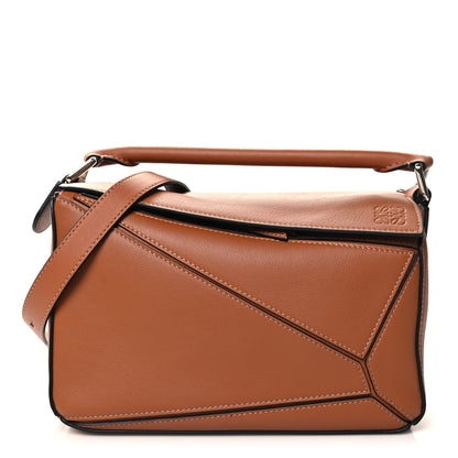 Loewe Calfskin Medium Puzzle Bag Tan 1 of 9