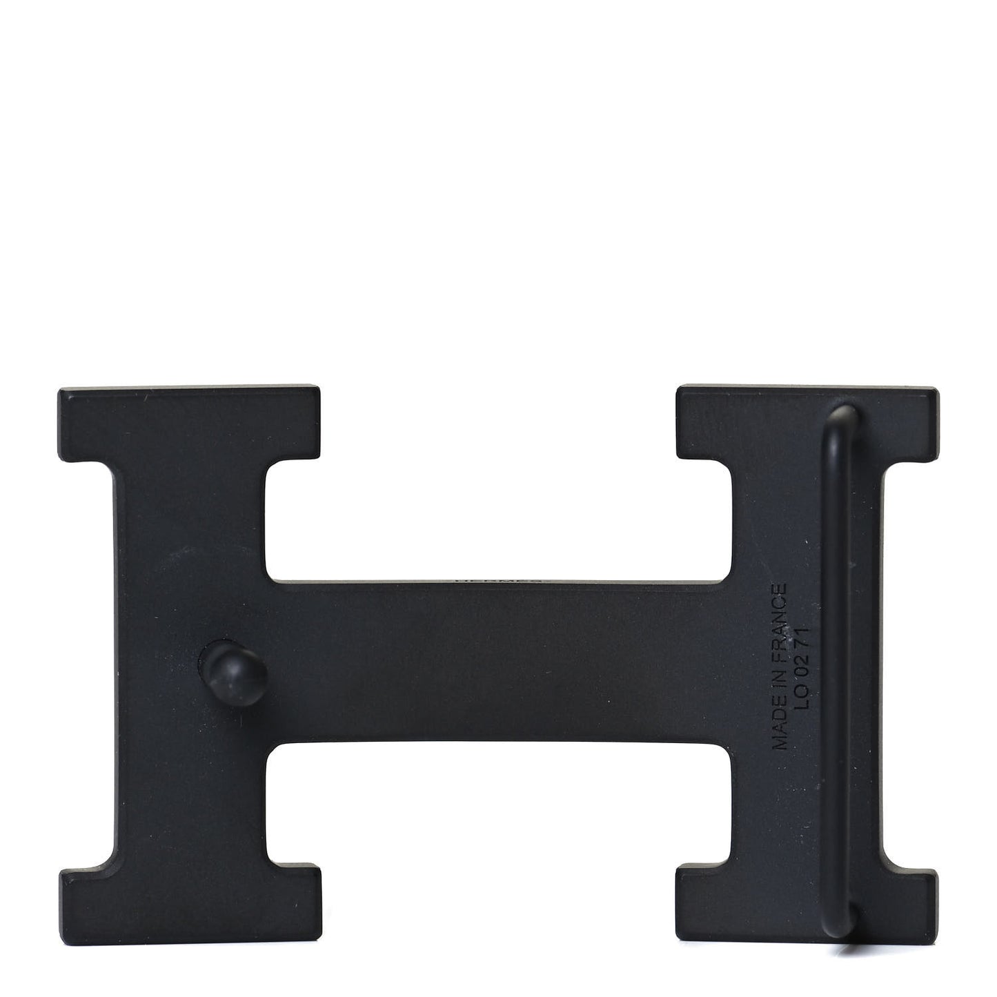 PVD Plated 32mm H Belt Buckle Black