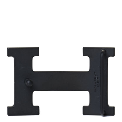 Hermes PVD Plated 32mm H Belt Buckle Black 2 of 3