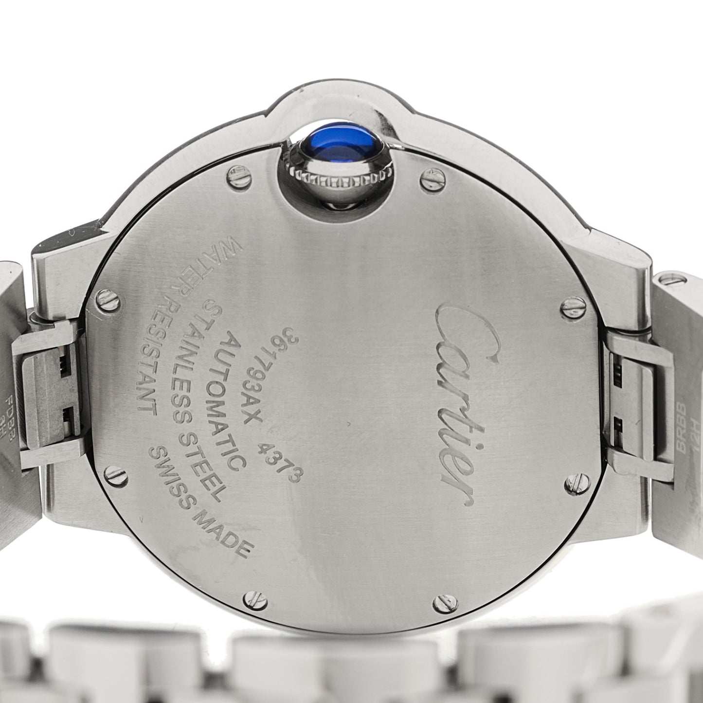 Stainless Steel 33mm Ballon Bleu De Cartier Automatic Watch Pink