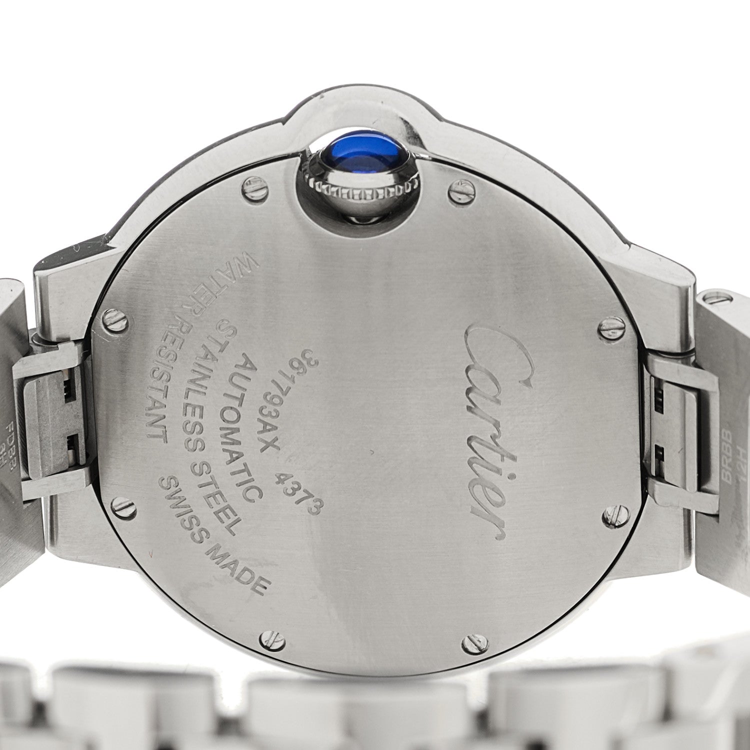 Cartier Stainless Steel 33mm Ballon Bleu De Cartier Automatic Watch Pink 4 of 5