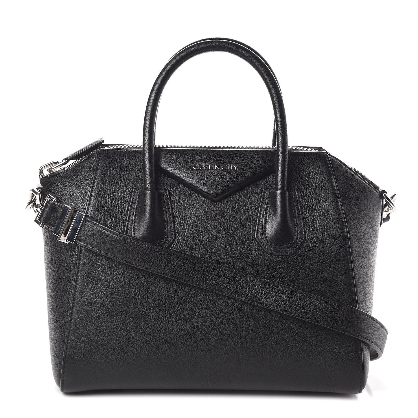 Sugar Goatskin Small Antigona Black