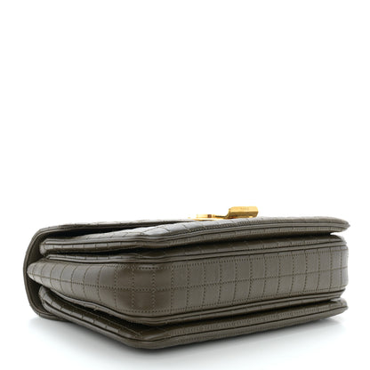Celine Calfskin Quilted Medium C Bag Khaki 4 of 12