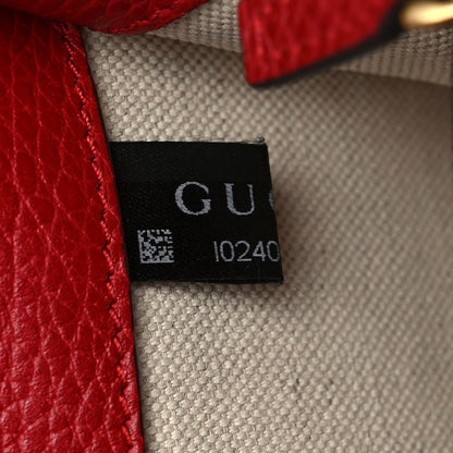 Gucci Dollar Calfskin Swarovski Crystal Small Dionysus Shoulder Bag Hibiscus Red 8 of 11