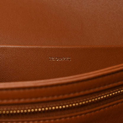 Celine Calfskin Triomphe Canvas Medium Triomphe Tan 7 of 9