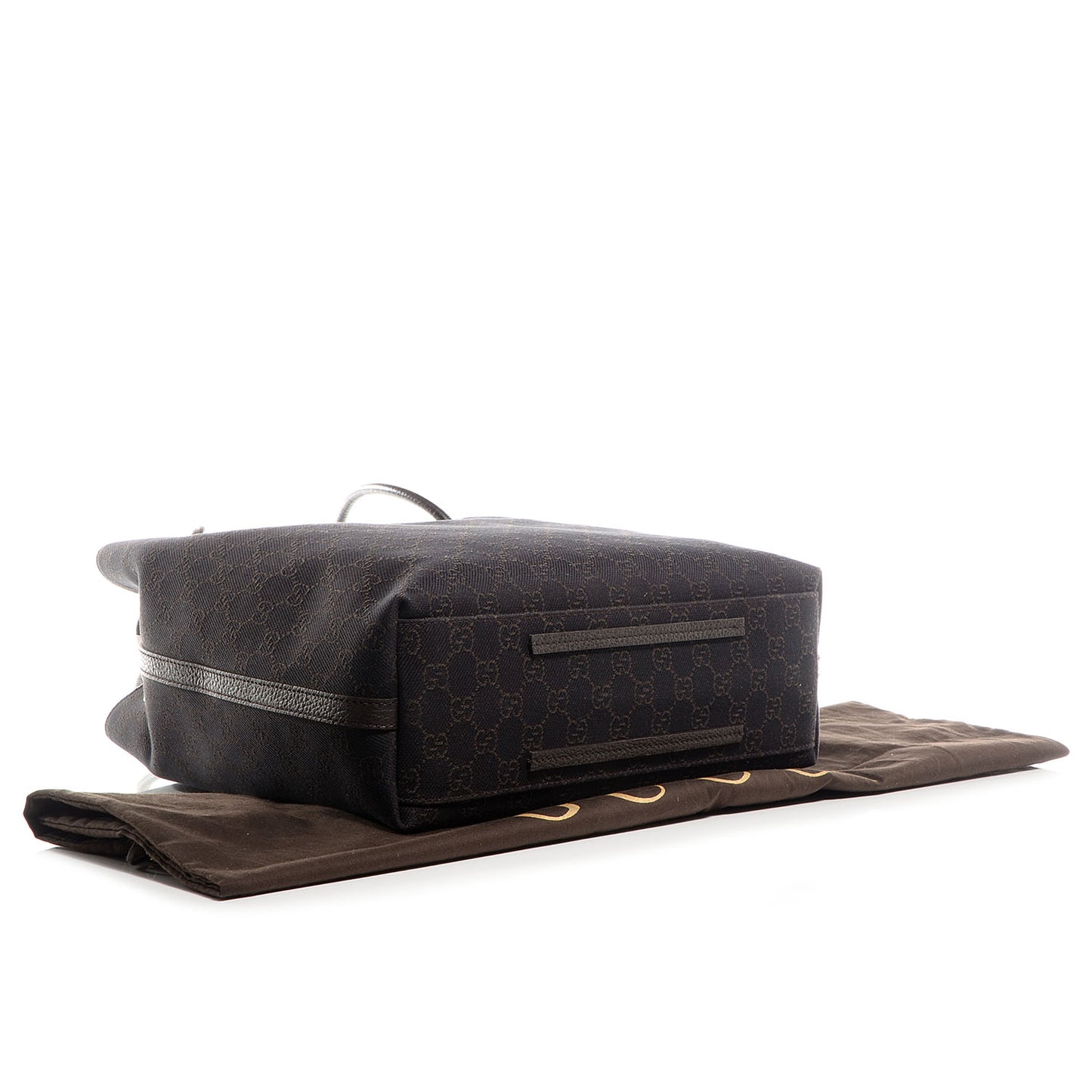 Canvas Monogram Gifford Shopping Tote Brown