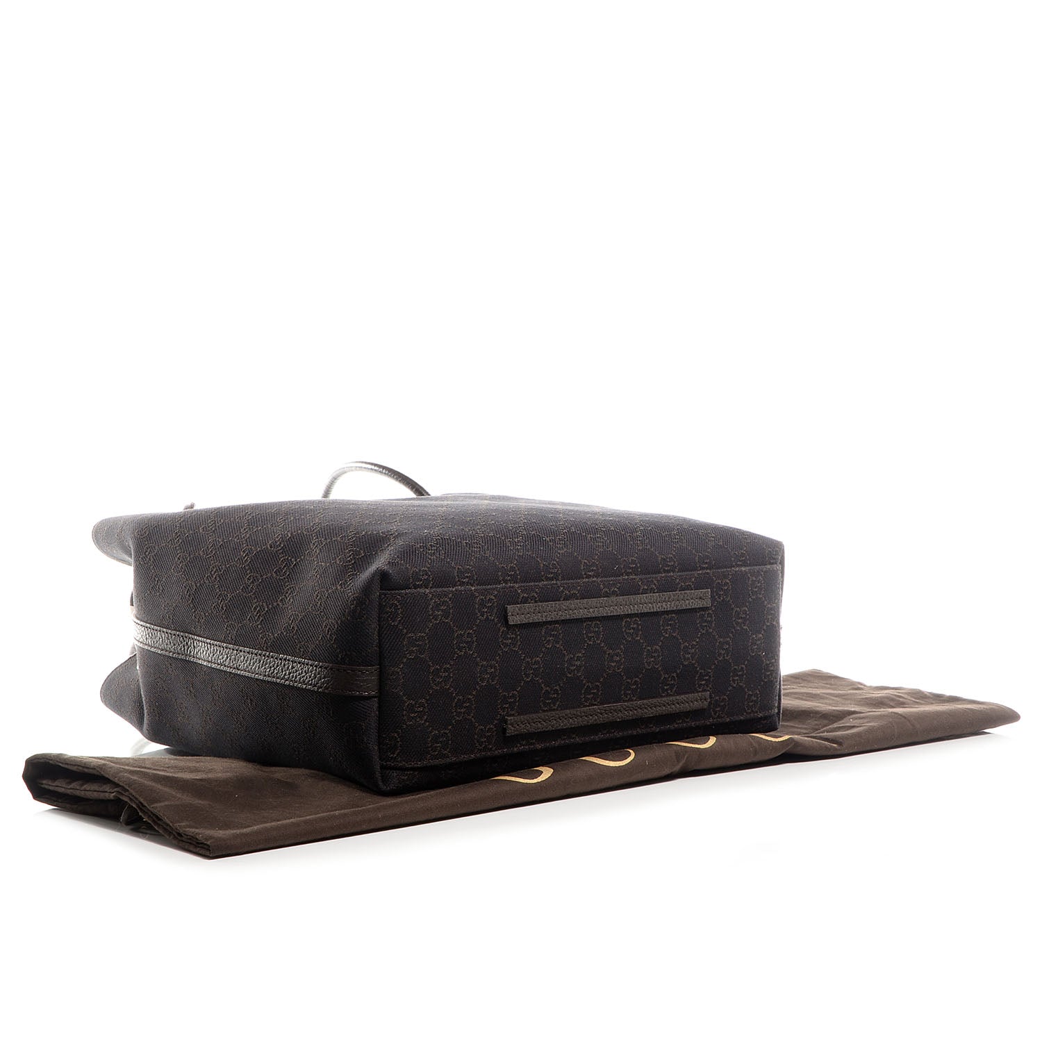 Gucci Canvas Monogram Gifford Shopping Tote Brown 4 of 7