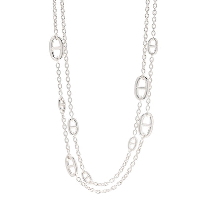 Hermes Sterling Silver Farandole Necklace 120 1 of 5