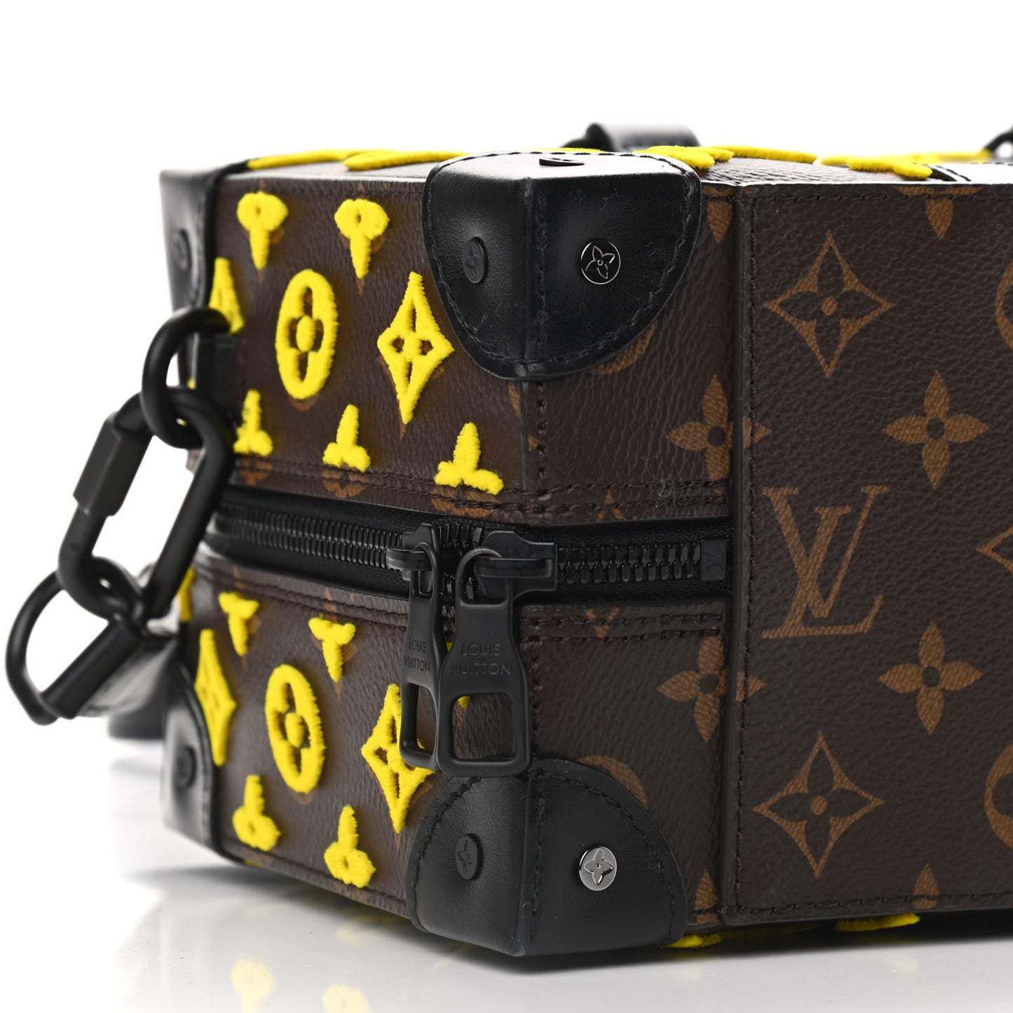 Monogram Tuffetage Speedy Trunk Jaune