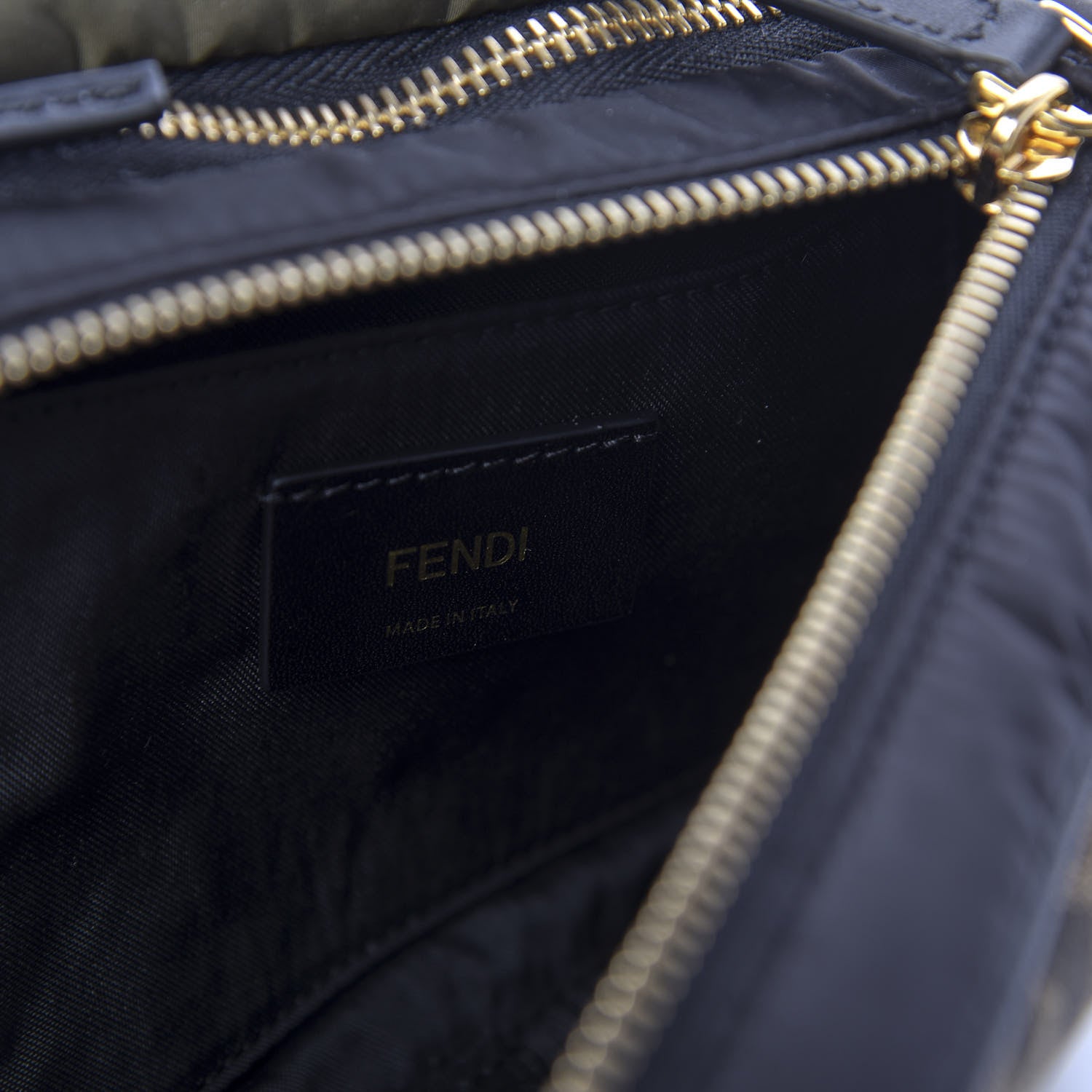 Fendi Nylon Dolmias Vitello Grace FF Multi Pouch Belt Bag Military Brown Tortora 10 of 13