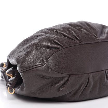 Miu Miu Calfskin Shopping Tote Moro 6 of 10